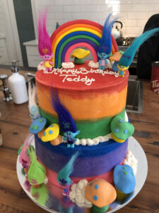 Trolls Birthday Cake